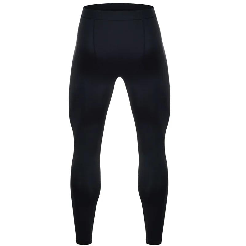 Pantalon de sport de compression à séchage rapide pour hommes, collants de fitness, leggings de cour