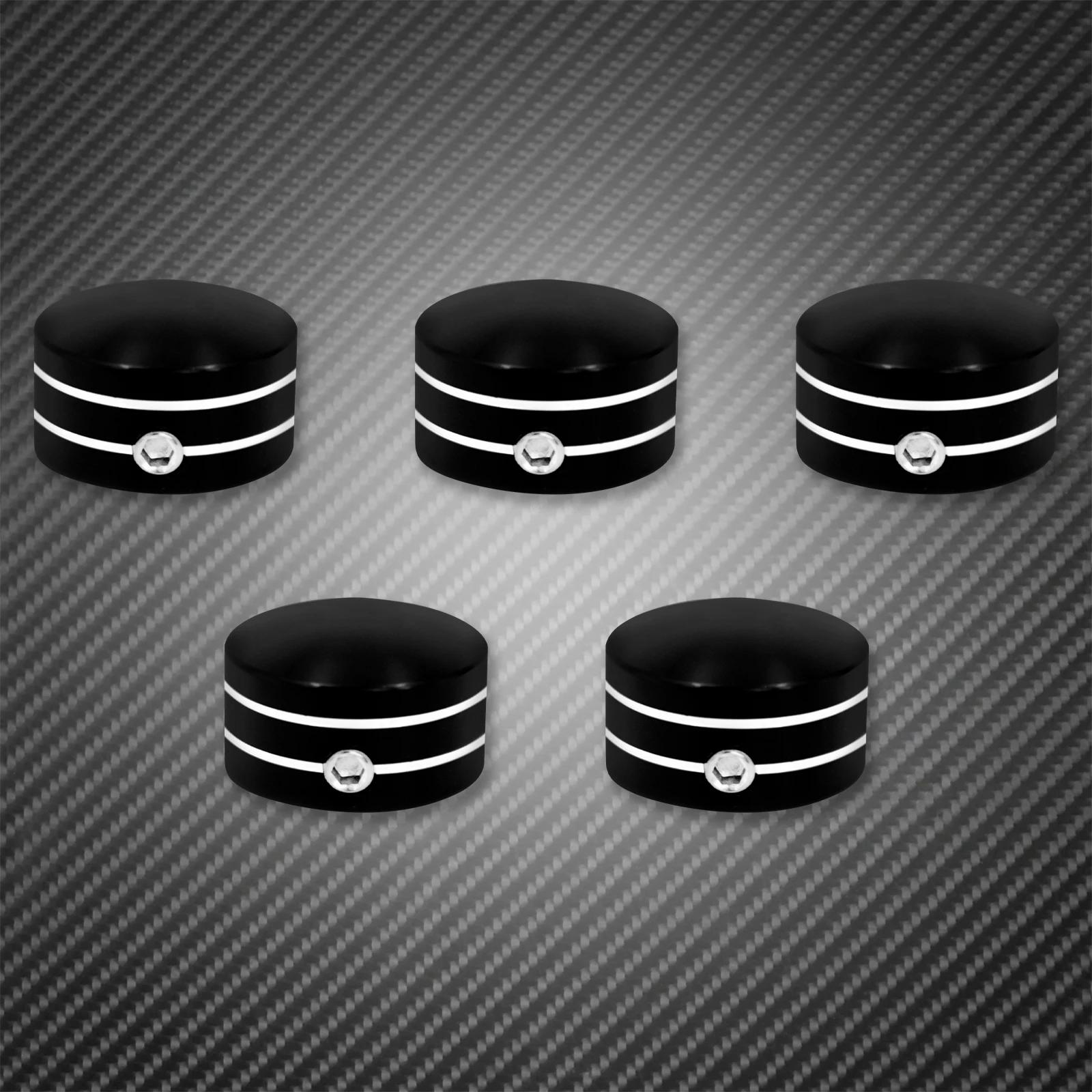 Kit de couvercle de capuchon de boulon plat de pignon arrière de moto pour Harley Touring Road King