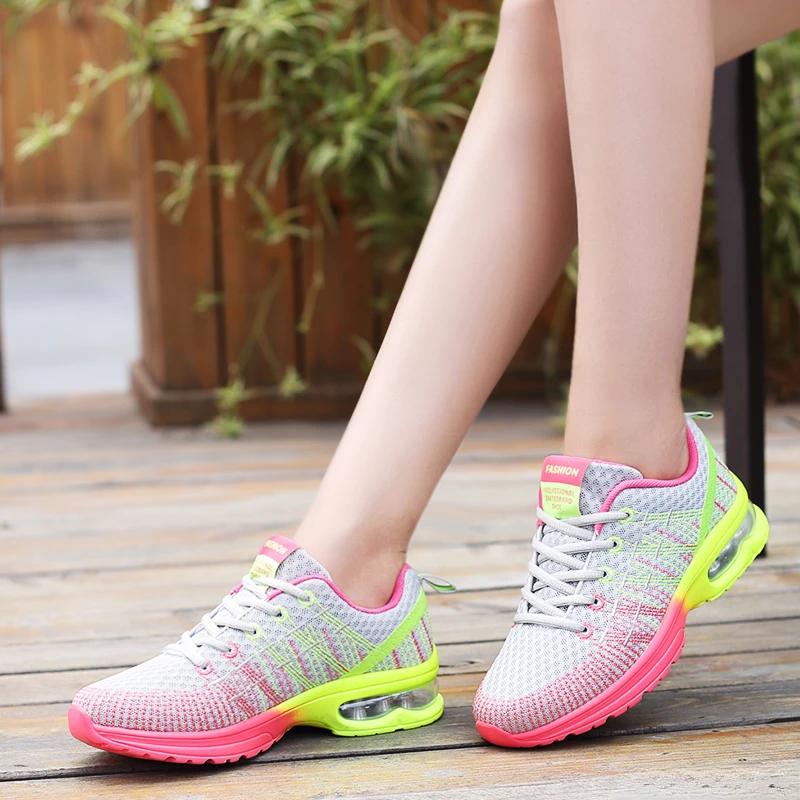 Femmes chaussures de Sport en plein air de haute qualité chaussures de course respirant athlétisme b