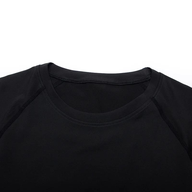 T-shirt de compression pour homme - Fitness serré à séchage rapide pour la course
