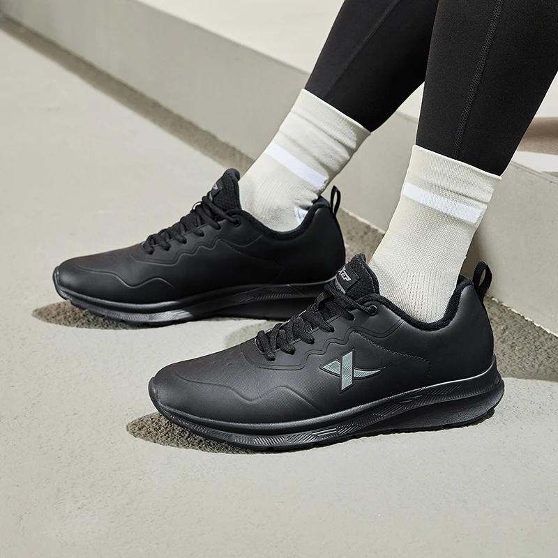 Xtep 9839 deux coton Version coton chaussures pour hommes hiver doux chaussures de sport confortable