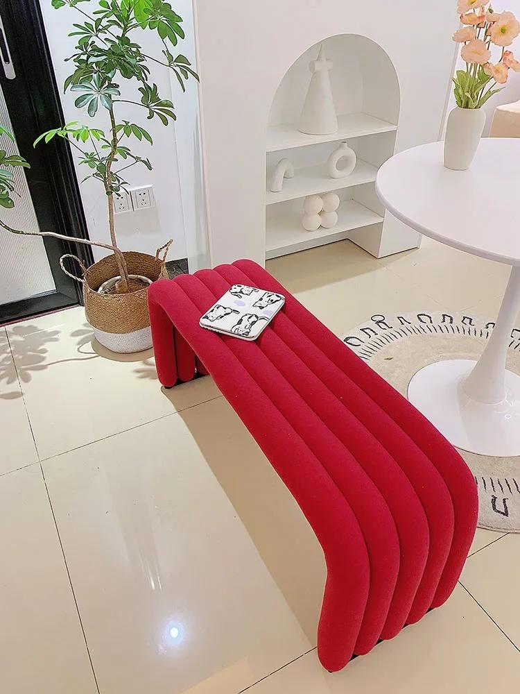 Meubles de banc de tabouret de 105cm de Long, tabourets de chaussures d'entrée de salon, chaise de c
