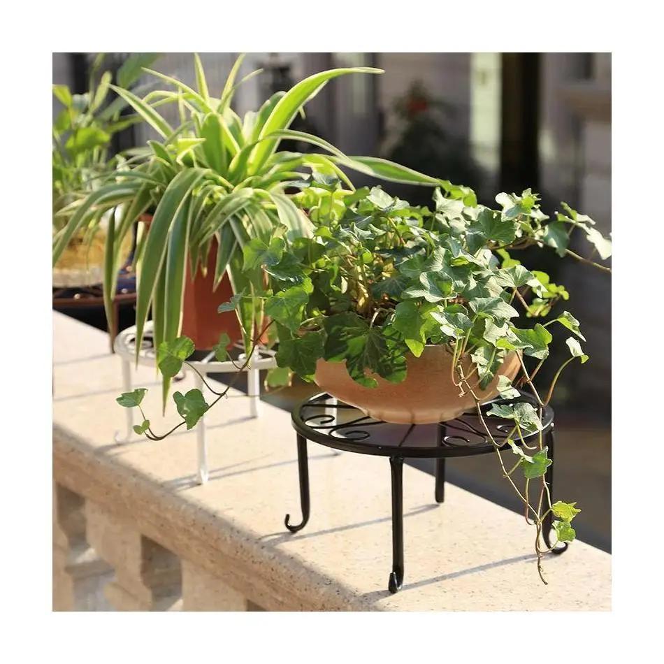 Support de Pot de fleur en métal, 1 pièce, support de plante en fonte robuste, grand support de Pot