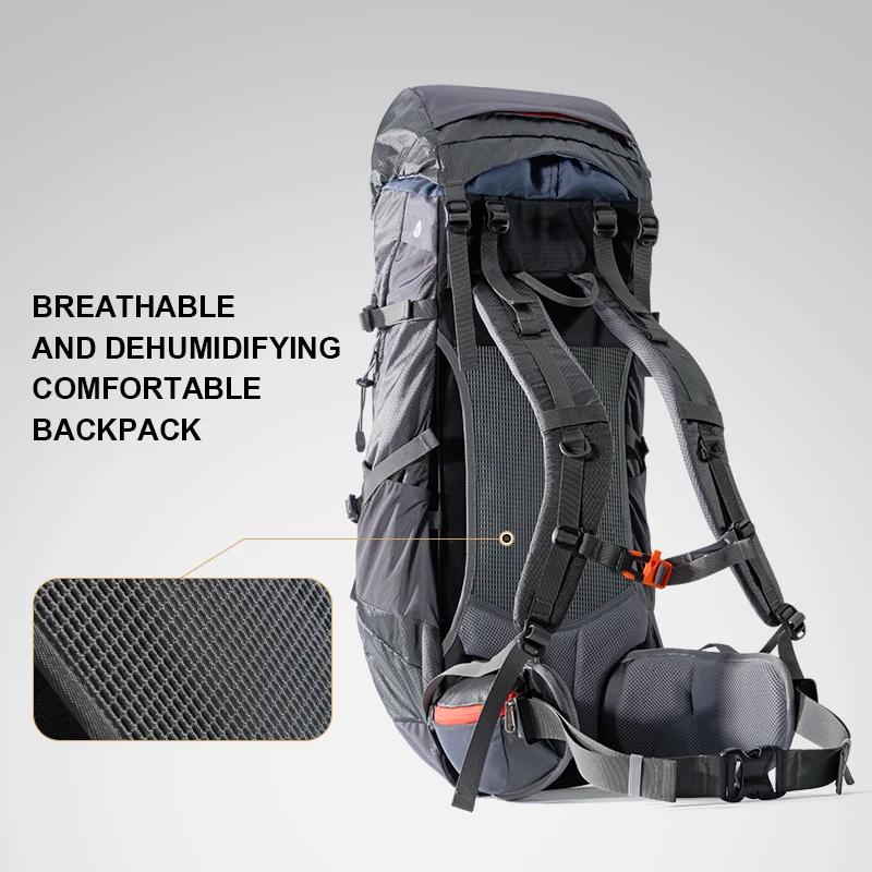 GOLDEN CAMEL 65L sac à dos de randonnée étanche professionnel sacs d'alpinisme pour hommes grande ca