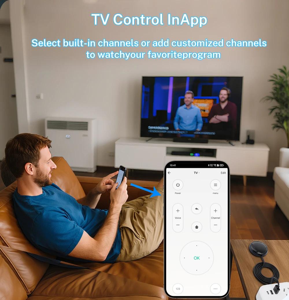Tuya Smart WiFi IR télécommande universelle pour contrôle de maison intelligente pour TV climatiseur