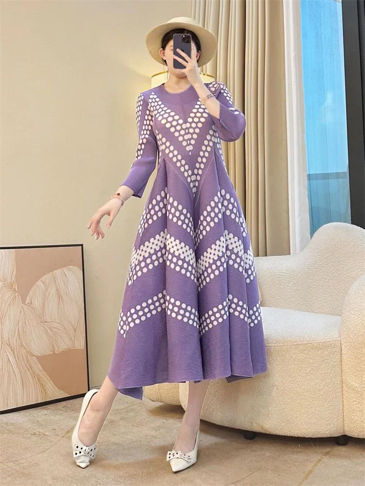 Robe longue ample et élégante pour femmes, nouvelle mode printemps et été 2026, littéraire française