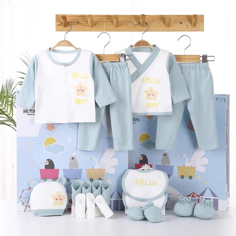 Lawadka 18 pièce/lot nouveau-né bébé vêtements pour filles garçons ensembles 100% coton infantile pr