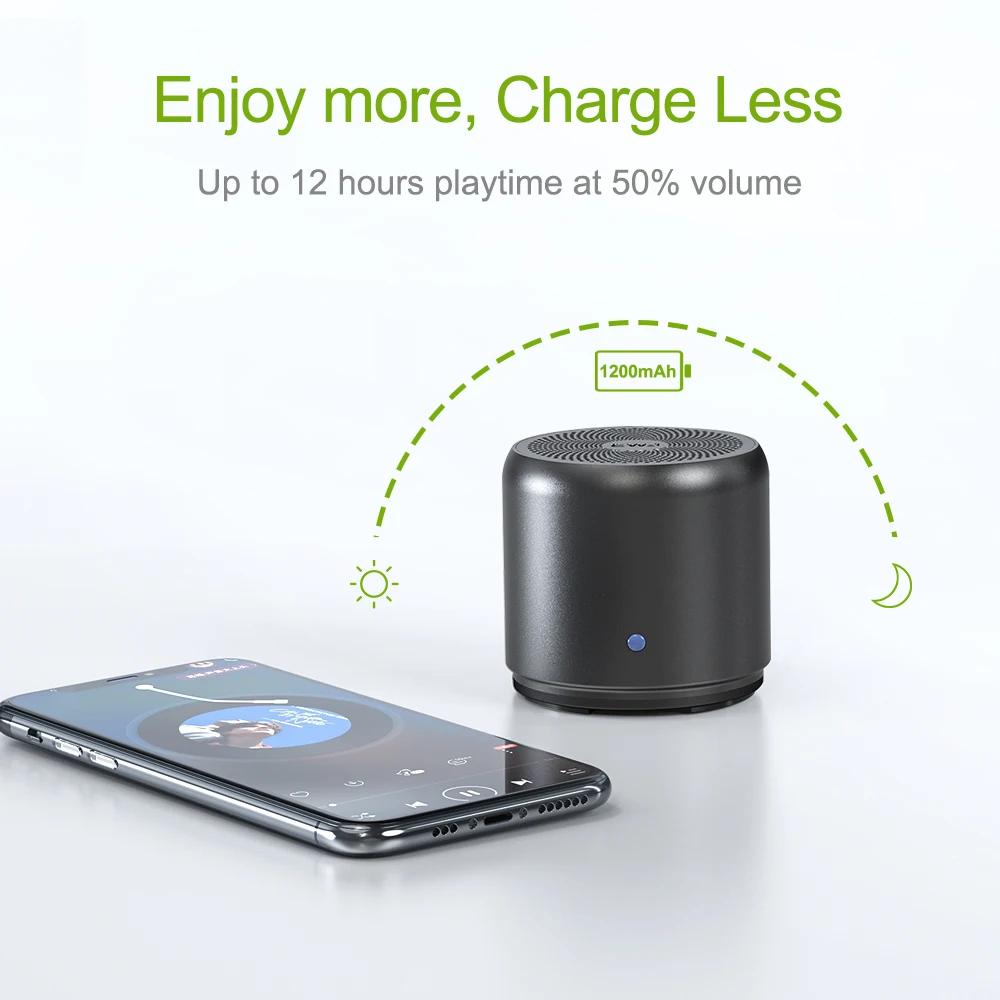 EWA A106Max haut-parleurs Bluetooth plus profonds basses 8W HD Volume sonore sans fil Bluetooth 5.0,