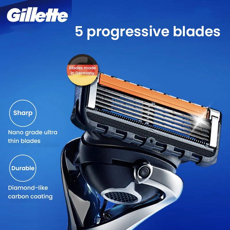 Gillette Razor Fusion 5 ProGlide Premiul Edition Flex Ball Tech Rasoir pour hommes avec lame de coup