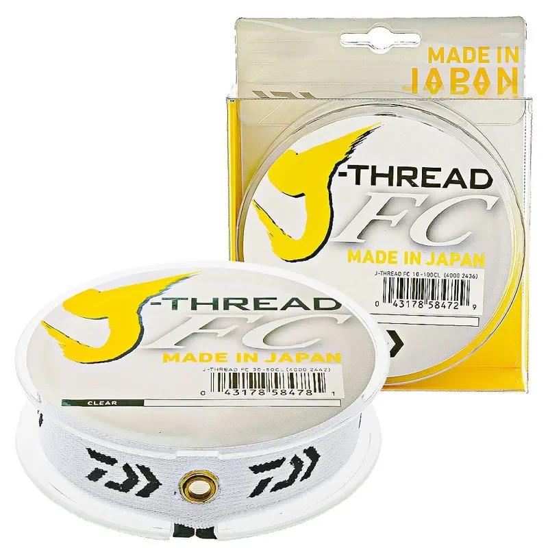 Ligne de leader en fluorocarbone DaiwaJ-Fluoro 50M et 100M haut niveau de résistance à l'abrasion li