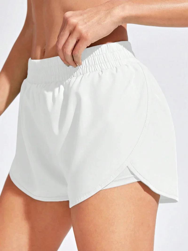 Shorts de yoga élastiques pour femmes - Leggings courts pour fitness, running et entraînement
