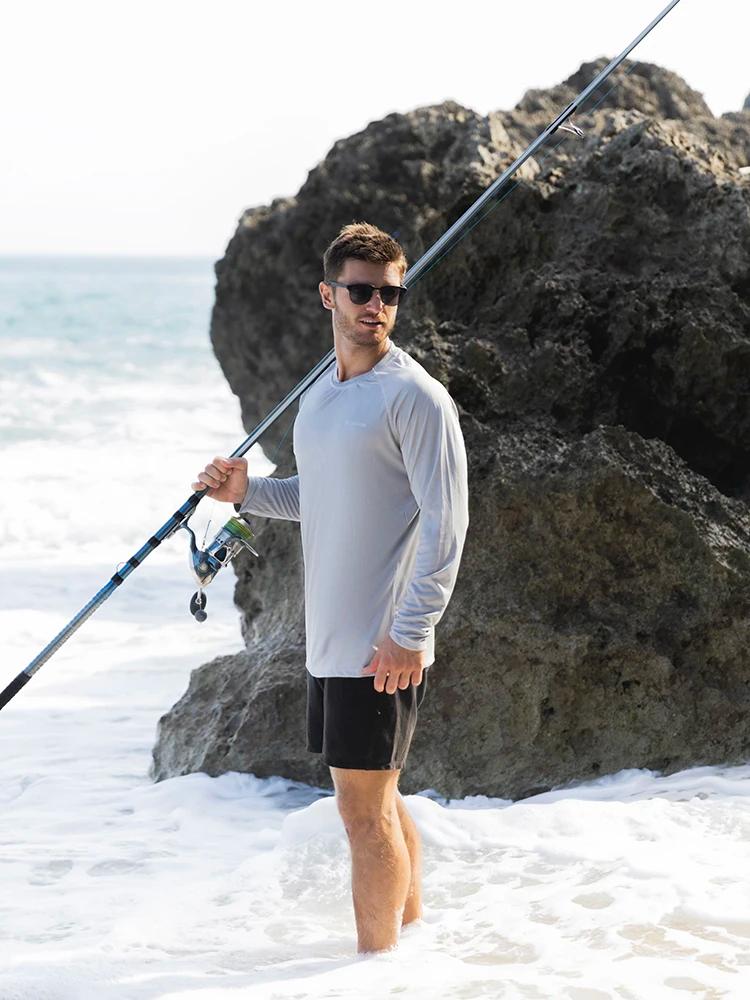 T-shirt manches longues Udissolve 50+ homme - Sport natation course protection solaire séchage rapide