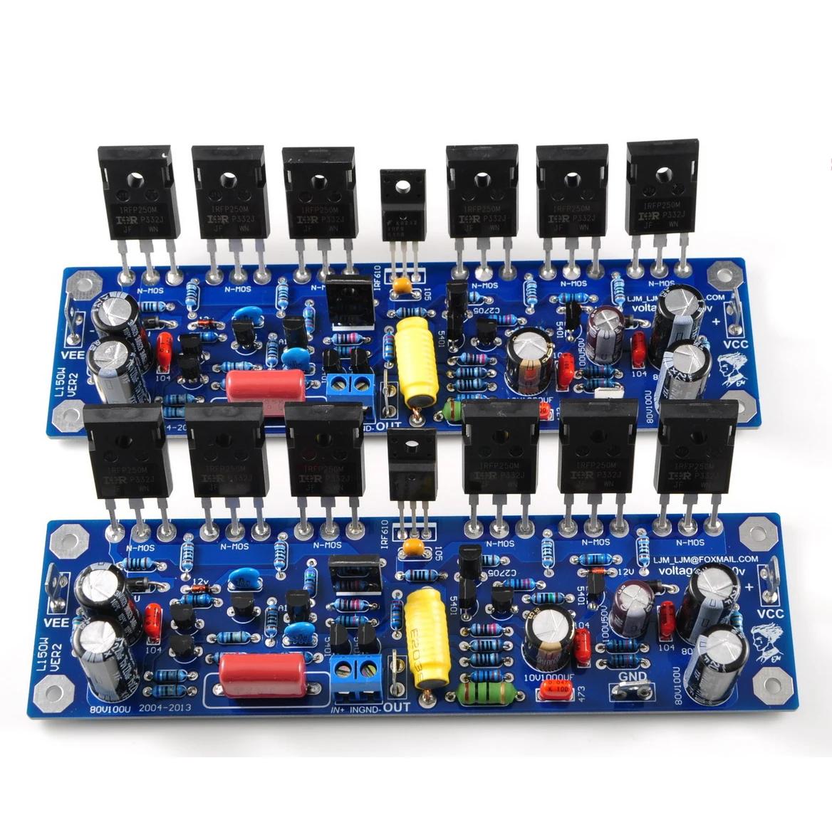LJM L150W classe AB DC +/- 45V 200W8R (+-60V) 400W 4R (+-60V) amplificateur MONO carte finie 200W MO