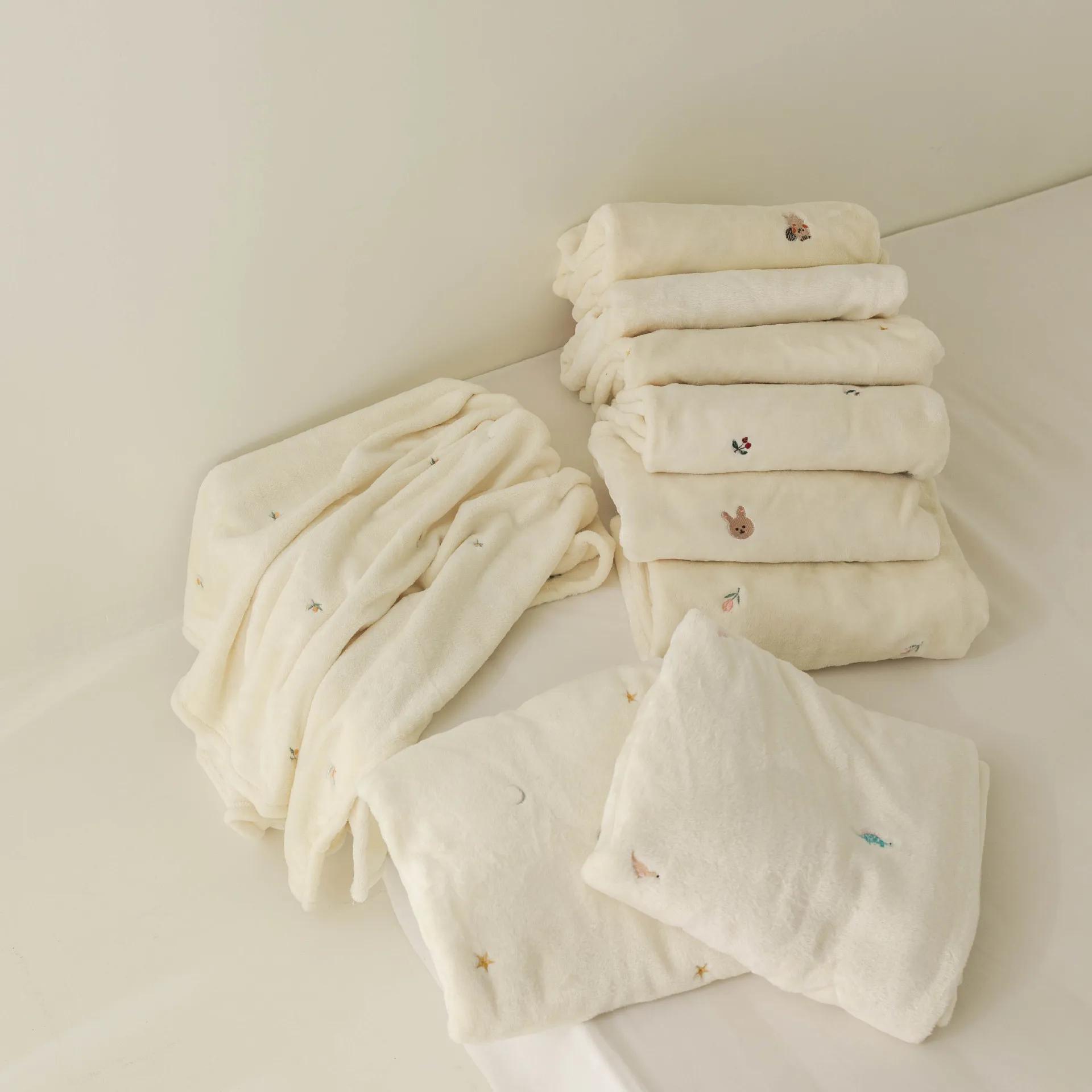 Couverture polaire pour bébé, couverture d'emmaillotage pour nouveau-né, automne et hiver, douce et
