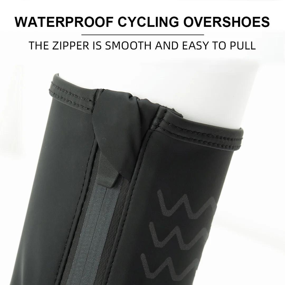 Ykywbike-Couvre-chaussures de cyclisme imperméables, couvre-chaussures de vélo, coupe-vent, VTT, pro