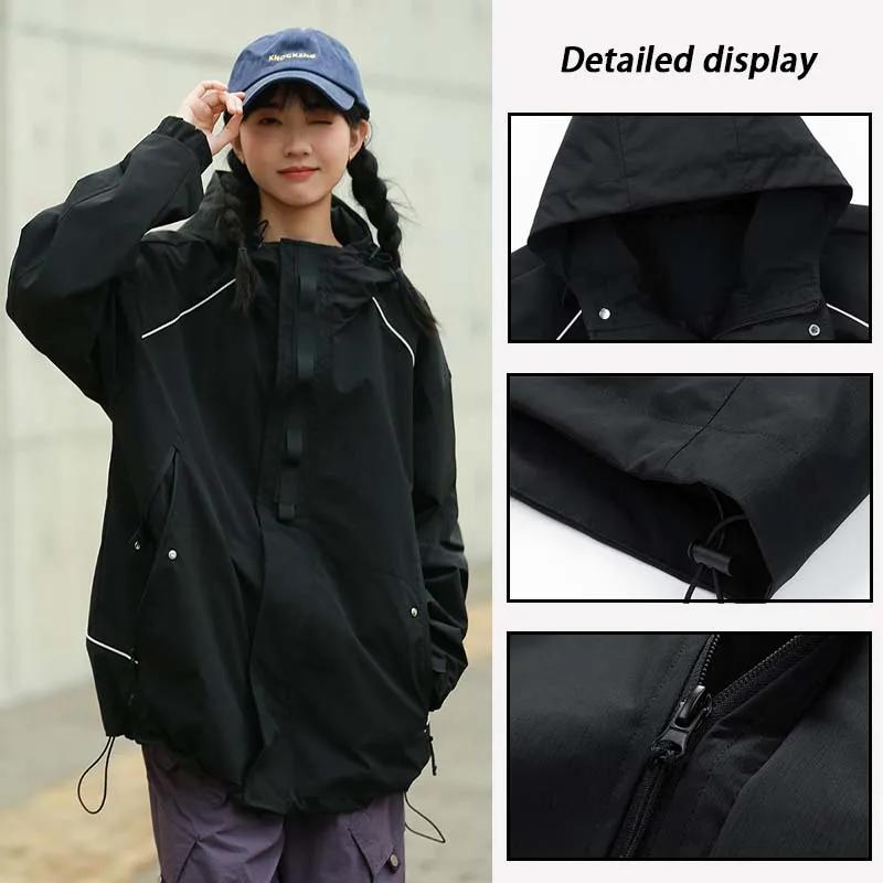 Veste randonnée imperméable coupe-vent 2024 - Hommes femmes camping pêche plein air