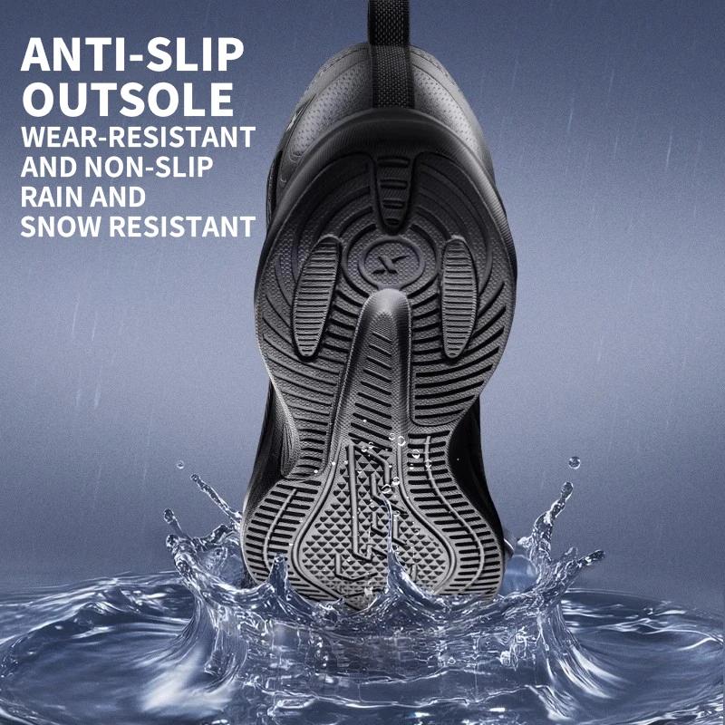 Xtep chaussures de course hommes 2025 hiver Flash antidérapant amorti imperméable léger confortable