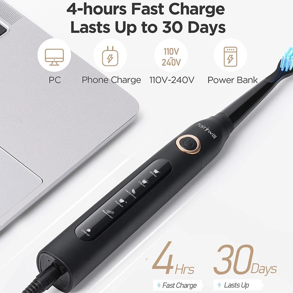 Fairywill hydropulseur Oral Rechargeable Portable dentaire 3 Modes réservoir d'eau pour les dents 30