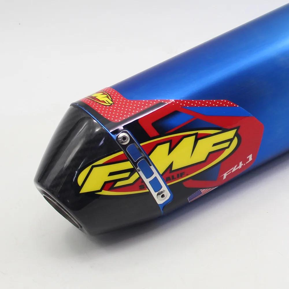 FMF autocollant 4T moto silencieux d'échappement tuyau décalcomanies étanche (30 cm x 17 cm) univers