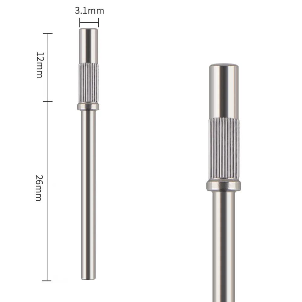 100 pièces bandes de ponçage pour perceuse à ongles avec 2 pièces jeu de mèches de mandrin, Mini pet