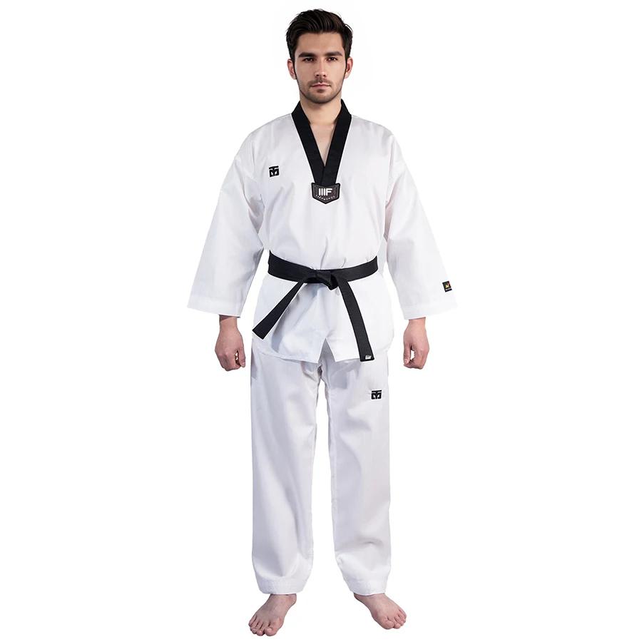 Uniforme Taekwondo WTF pour enfants et adultes - Dobok ITF karaté en tailles XXXL à XXXS
