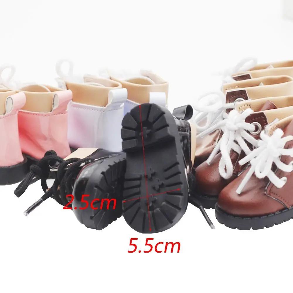 Chaussures en cuir beurre 5.5x2.6cm, accessoires vestisenspour poupées en coton 20cm pour EXO Idol b