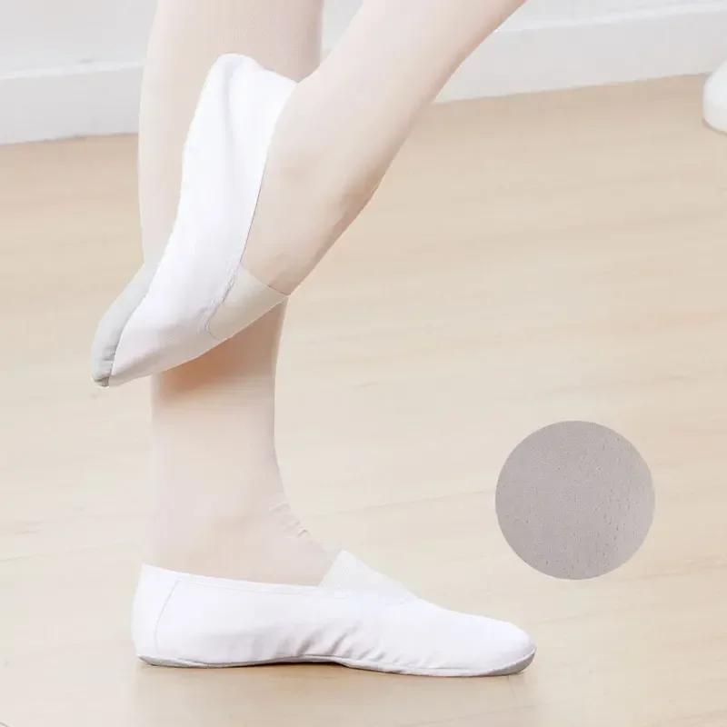 Chaussures de gymnastique professionnelles chaussures de Ballet pour filles semelle en cuir entier S