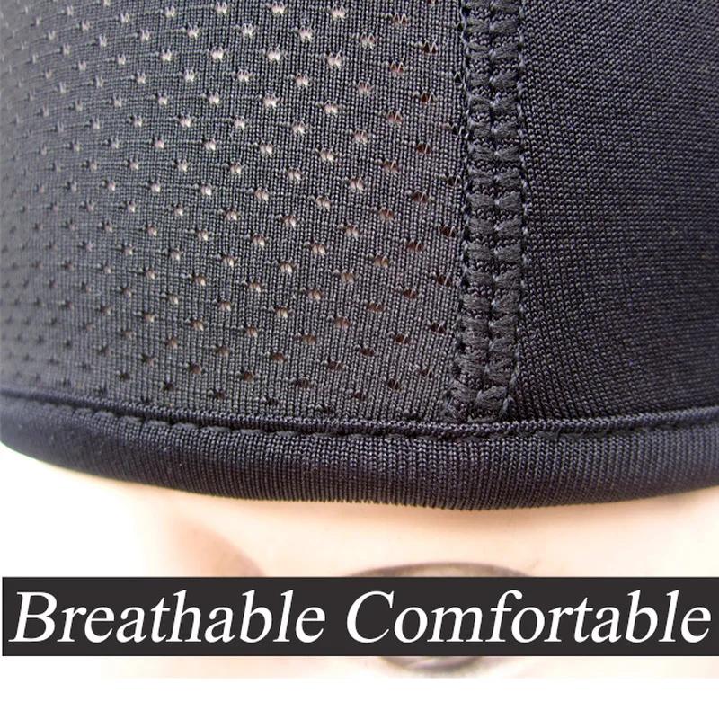 1/2 pièces casque de moto casquette intérieure chapeau séchage rapide respirant chapeau casquette de