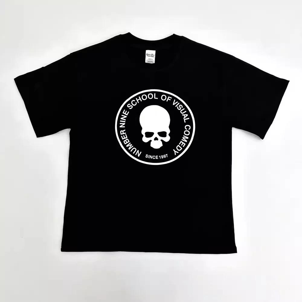 F Brother numéro neuf 04S crâne imprimé Y2K imprimé T-shirt à manches courtes hommes et femmes haut