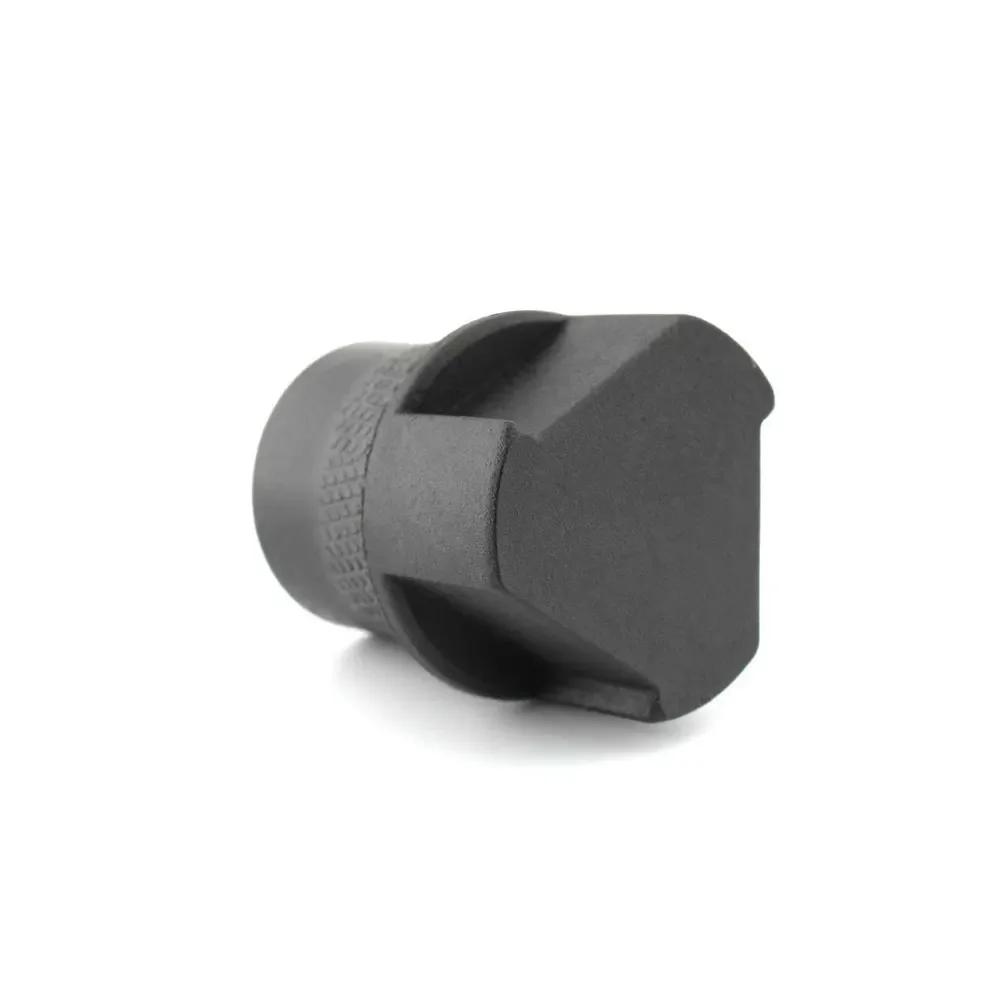 Extraction de douille noire pour moto, outil de bouchon de remplissage d'huile moteur, clé de retrai