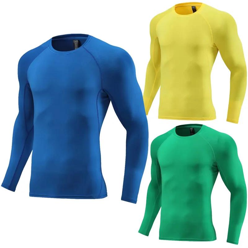 T-shirt compression homme fitness et course - Football jogging salle de sport