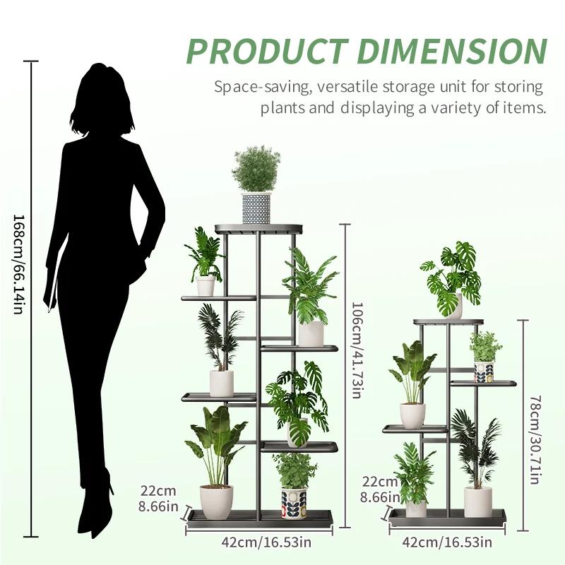 Support de plantes pour fleurs, support de fleurs, support de fleurs, pot de fleurs, étagère de rang