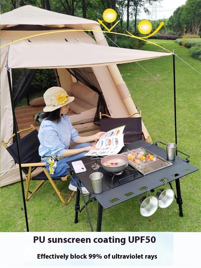 Lohascamping grande tente d'air de Camping pour 4-5 personnes abri d'air tente dôme randonnée famili