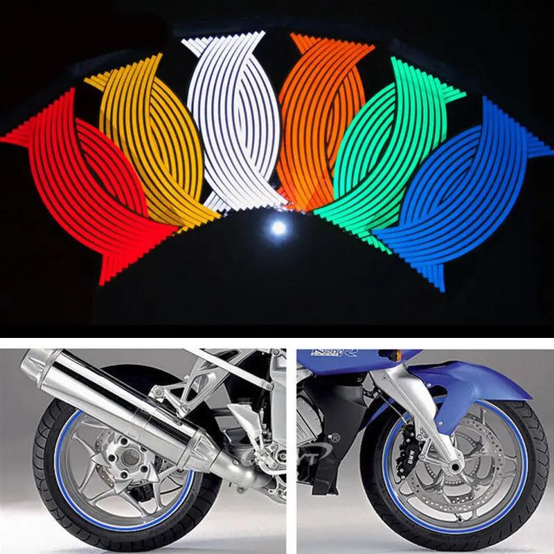 Bandes autocollantes pour roues de moto, autocollants réfléchissants pour jante, bandes de Protectio