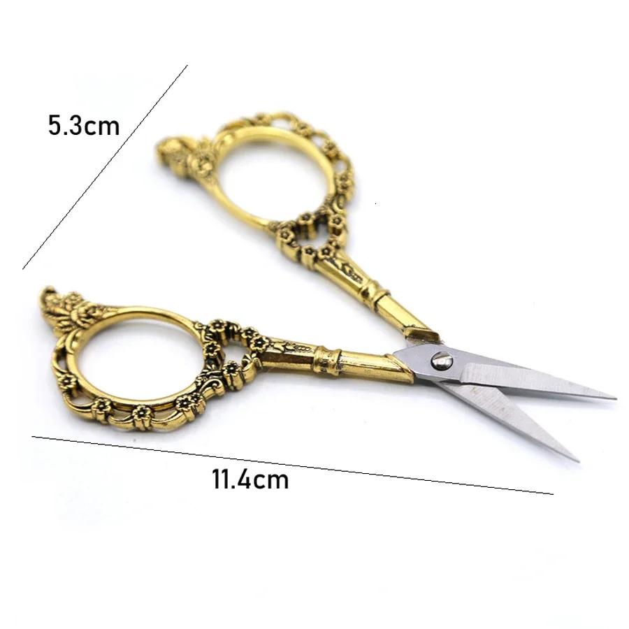 Ciseaux de style vintage classique pour nail art, fil à coudre, tissus et artisanat à la maison
