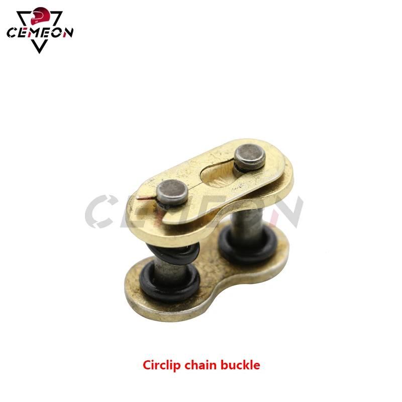 Boucle de chaîne pour moto Honda Yamaha Kawasaki Suzuk, Type 428/520/525/530 O, joint d'huile épais,
