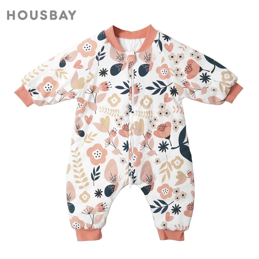 Sac de couchage pour bébé filles mignonnes hiver chaud sac de nuit pour bébé avec pieds 1-4 ans enfa