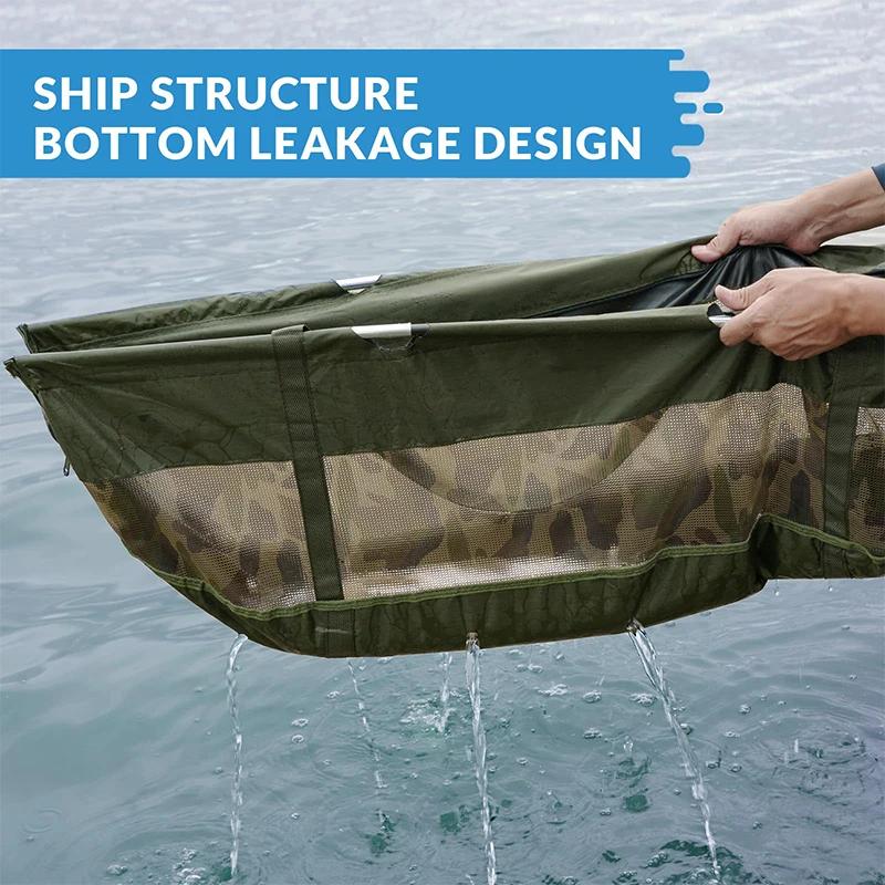 Sacs de pêche sacs de pesée de poisson pliant maille peser fronde sac de poisson pour poisson attrap