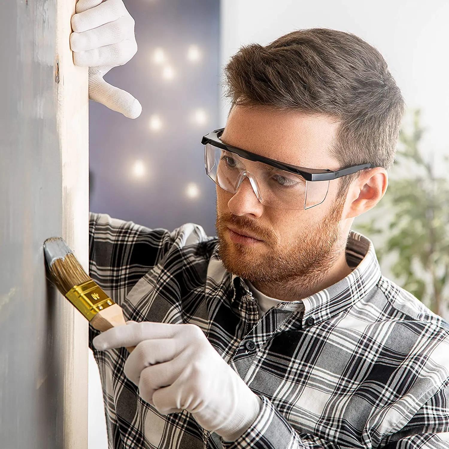 Lunettes de sécurité anti-éclaboussures pour le travail, lunettes de laboratoire, lunettes de protec