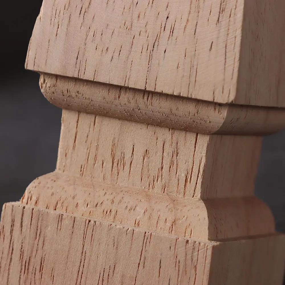 Pieds de meuble en bois naturel, pièces de remplacement pour haut-parleur, armoire, lit, table, boît