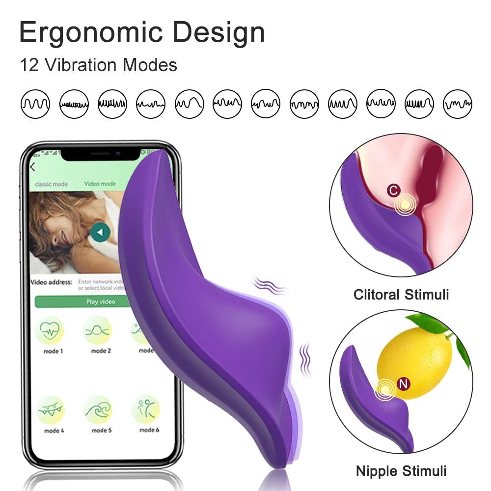 Oeuf vibrant télécommandé sans fil pour femme, vibrateur Bluetooth, stimulateur de clitoris portable