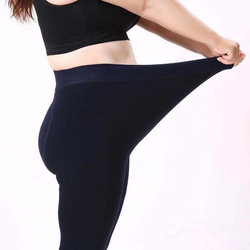 8 couleurs S-XXL hiver Leggings chauds femmes taille haute épais velours Legging mode solide grande