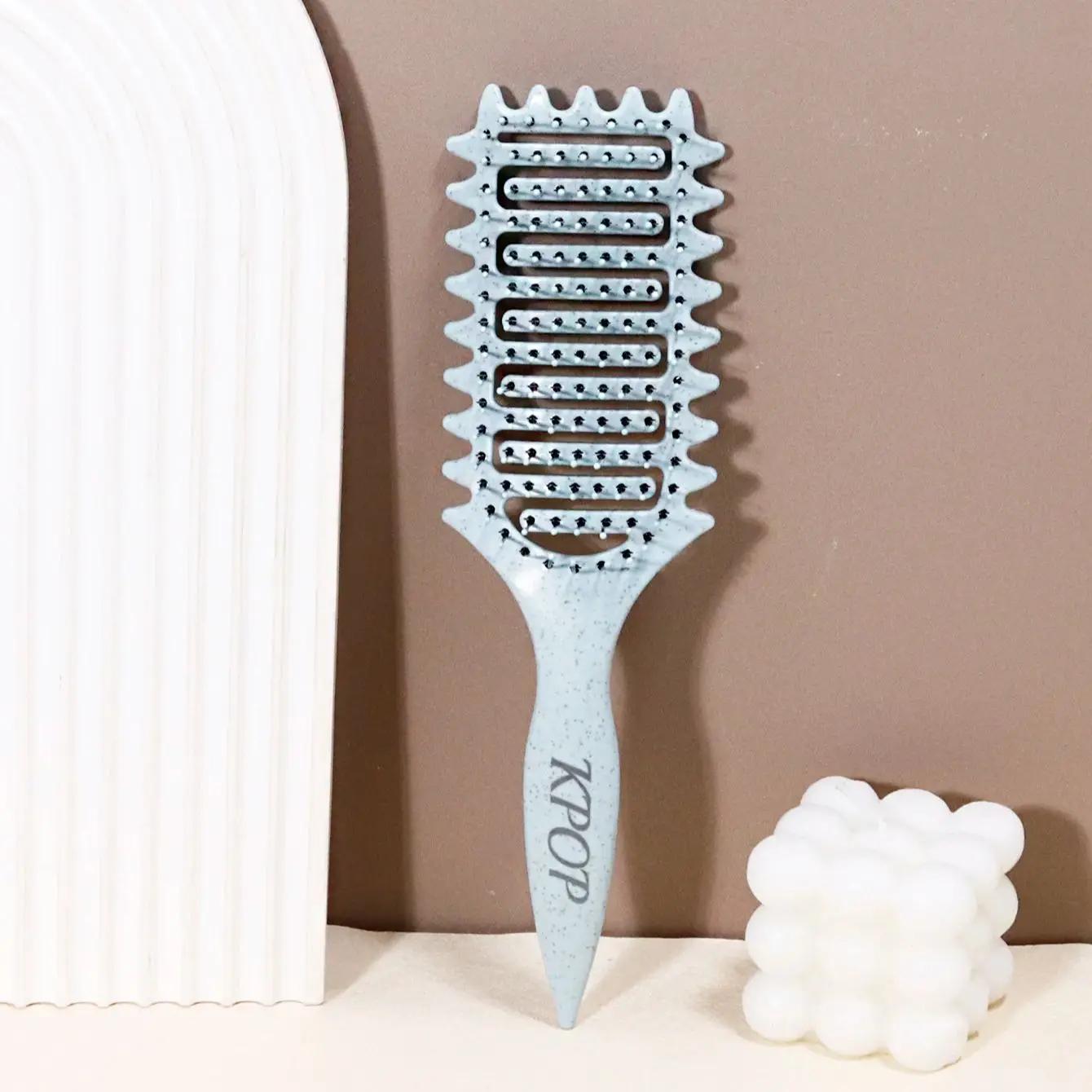 Brosse à friser KPOP - Poils en nylon et manche ABS pour créer une coiffure bouclée Spécial pour per