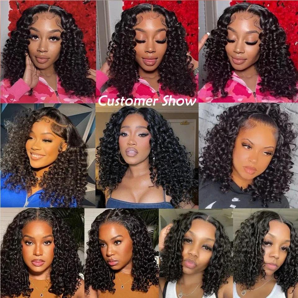 Extensions de cheveux humains bouclés crépus 15A Pixie Curls, lots de 3/4, cheveux vierges bruts bou
