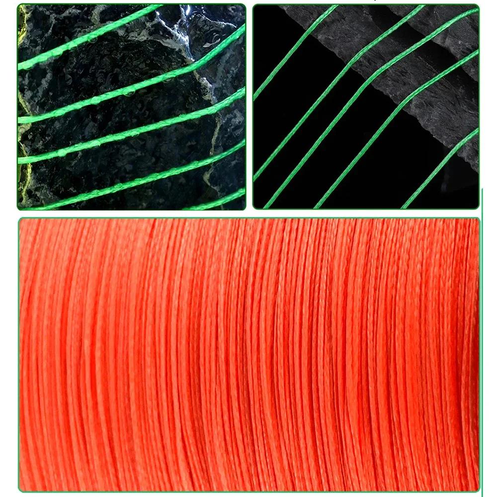 JOF – ligne de pêche à la carpe, 8 brins/4 brins, 500M/300M, cordon PE multifilament tressé, matéria