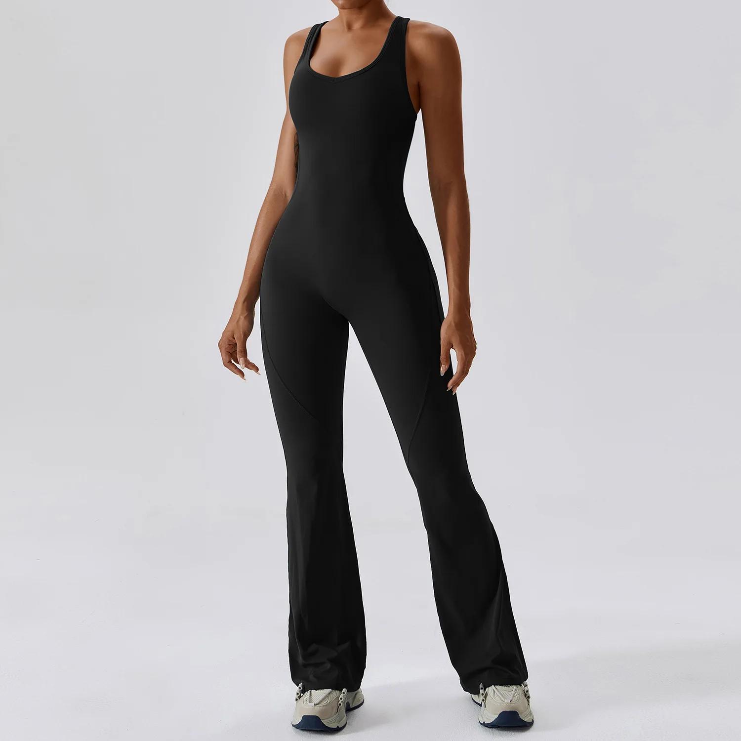 Ensemble de gymnastique femmes formation Yoga costume vêtements de sport femmes 1 pièces combinaison