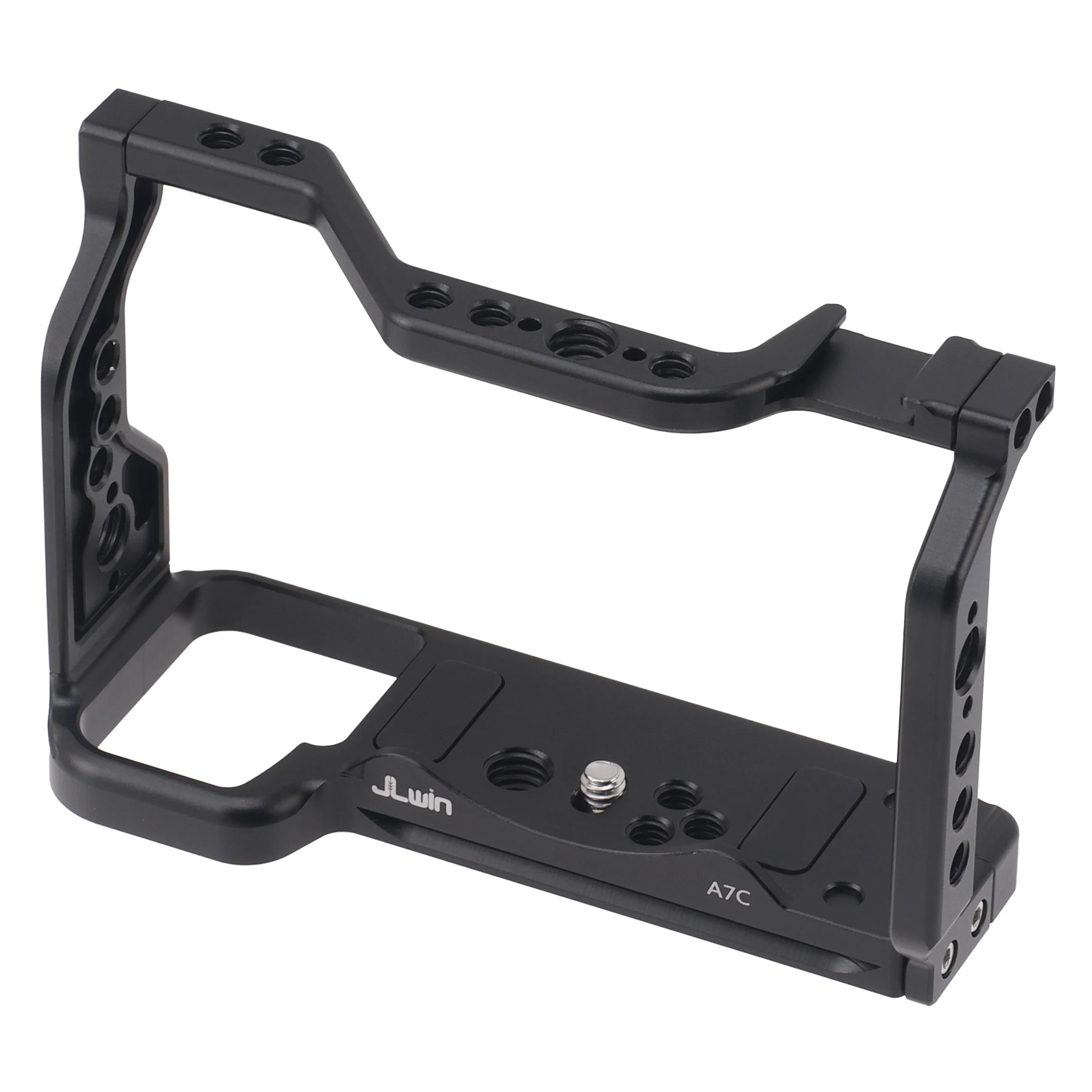 JLwin kit de Cage de caméra extension de protection du corps cage complète adapté pour Sony A7C Cage