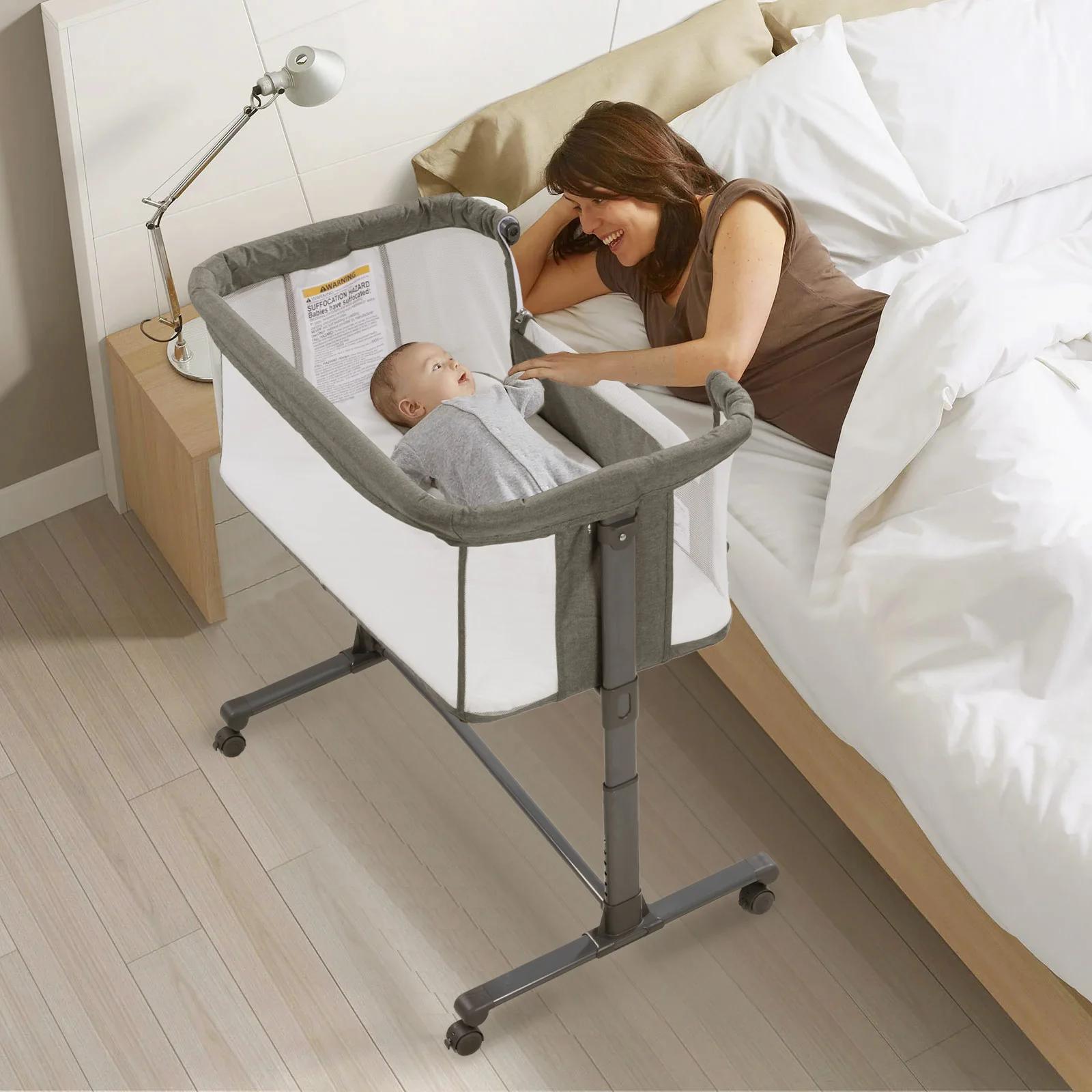 Berceau de bébé 3 en 1, lit bébé, dormeur de chevet, berceau de voyage