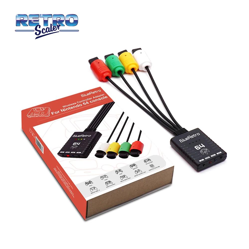 Adaptateur de contrôleur de jeu sans fil RetroScaler BlueRetro pour Console Nintendo 64 N64, prise e