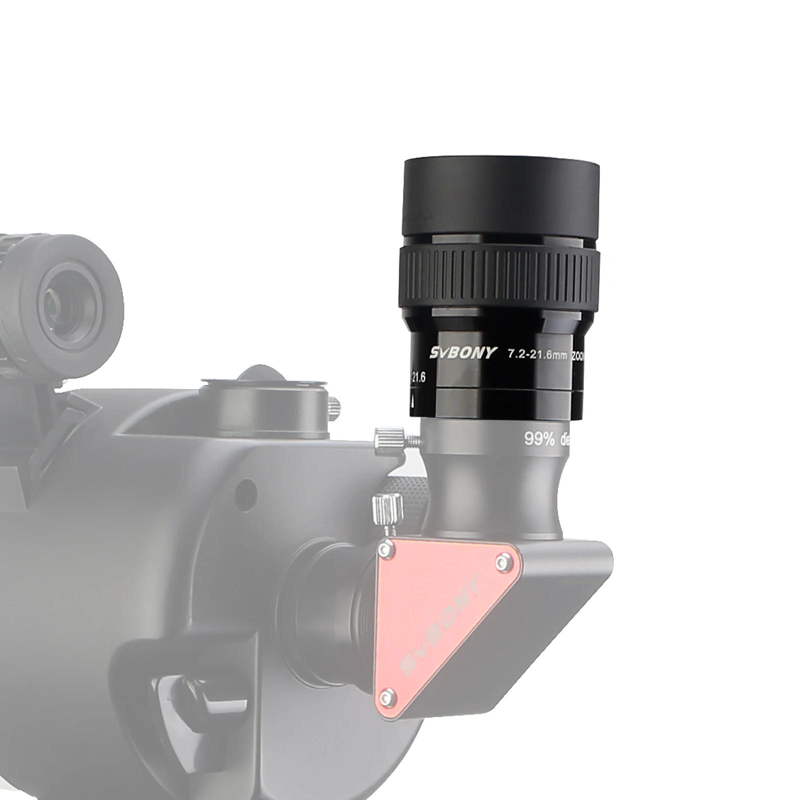 SVBONY-Télescope 1.25 Zoom, Oculaire SIM, 7.2-21.6mm, 9-27mm, Super Grand Angle, Entièrement Multico